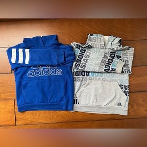 2 Adidas Hoodies